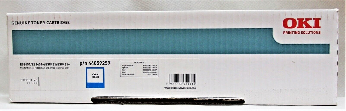 Oki Toner Original Cyan 44059259 8451/8430/8460/8461
