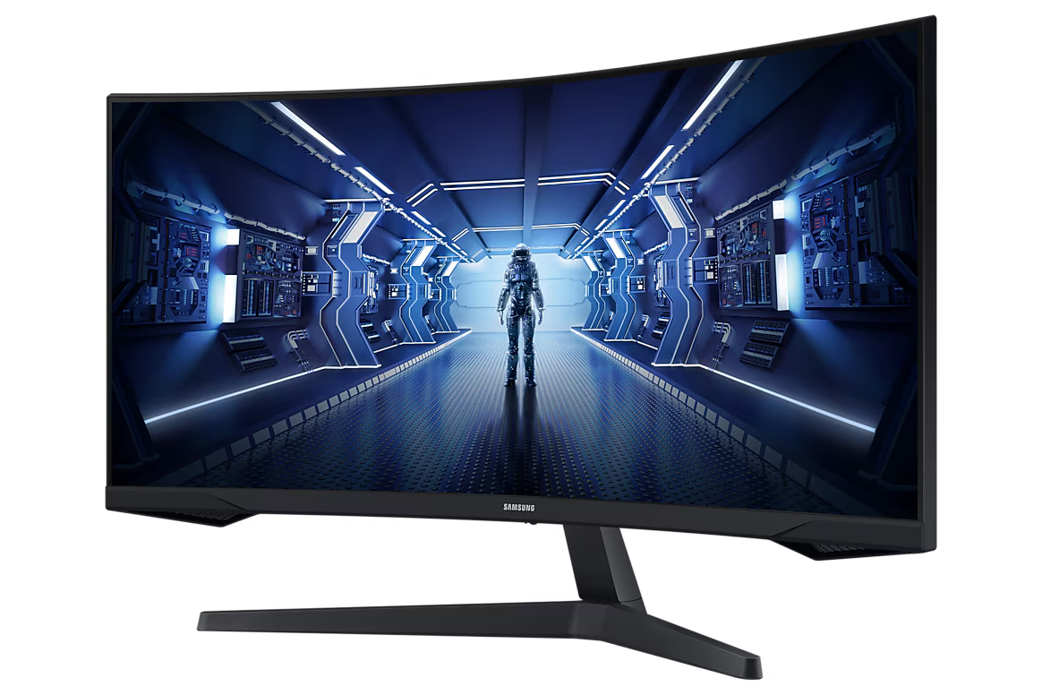 Samsung Odyssey G5 34 Inch Curved Gaming Monitor | LC34G55TWWMXUE | WQHD VA 1000R | Black