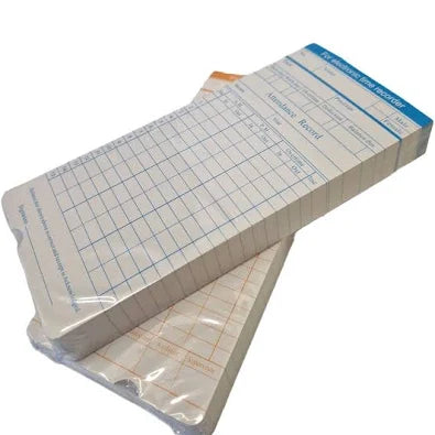 Max Time card 1-15 & 16-31 Double Side (For Time Recording Machine)
