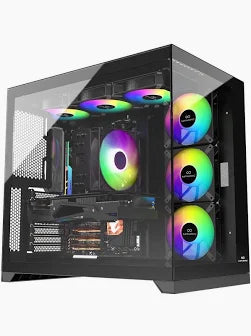 Gaming pc Assambled i7-14700-GC7 PC Cabinet-GIGABYTE MotherBoad b760m AX LGA1700- CORSAIR 32GB Ram DDR5-WD NVMe 500GB ssd GeForce RTX 4060,POWER SUPPLY 600W-fan GT-G41B-ASUS Dual GeForce RTX 3050 6GB