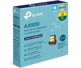 TP-LINK AX900 Nano Wi-Fi 6 Bluetooth USB Adapter (Archer TX10UB Nano)