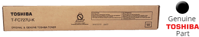 Toshiba Toner Original Black T-FC727P-K-E-STUDIO 6526AC/6527AC/7527AC-Yield: approximately 106,600 pages at 5% coverage