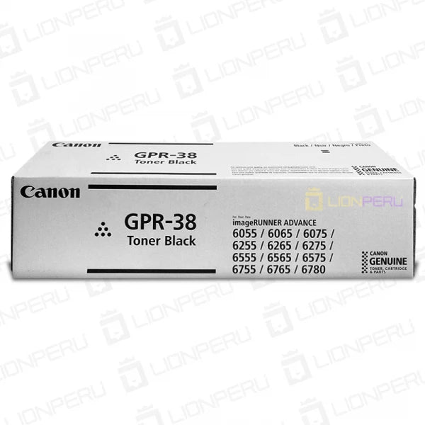 Canon Toner Original Black GPR-38 IR-6055/6065/6075/6265/6255/6275 - 3766B003AA - S-Tech