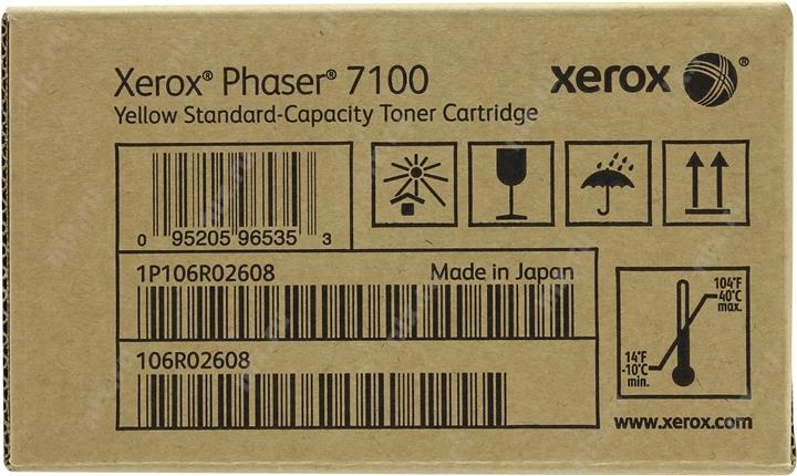 Xerox Toner Original Yellow 106R02608 STD-7100