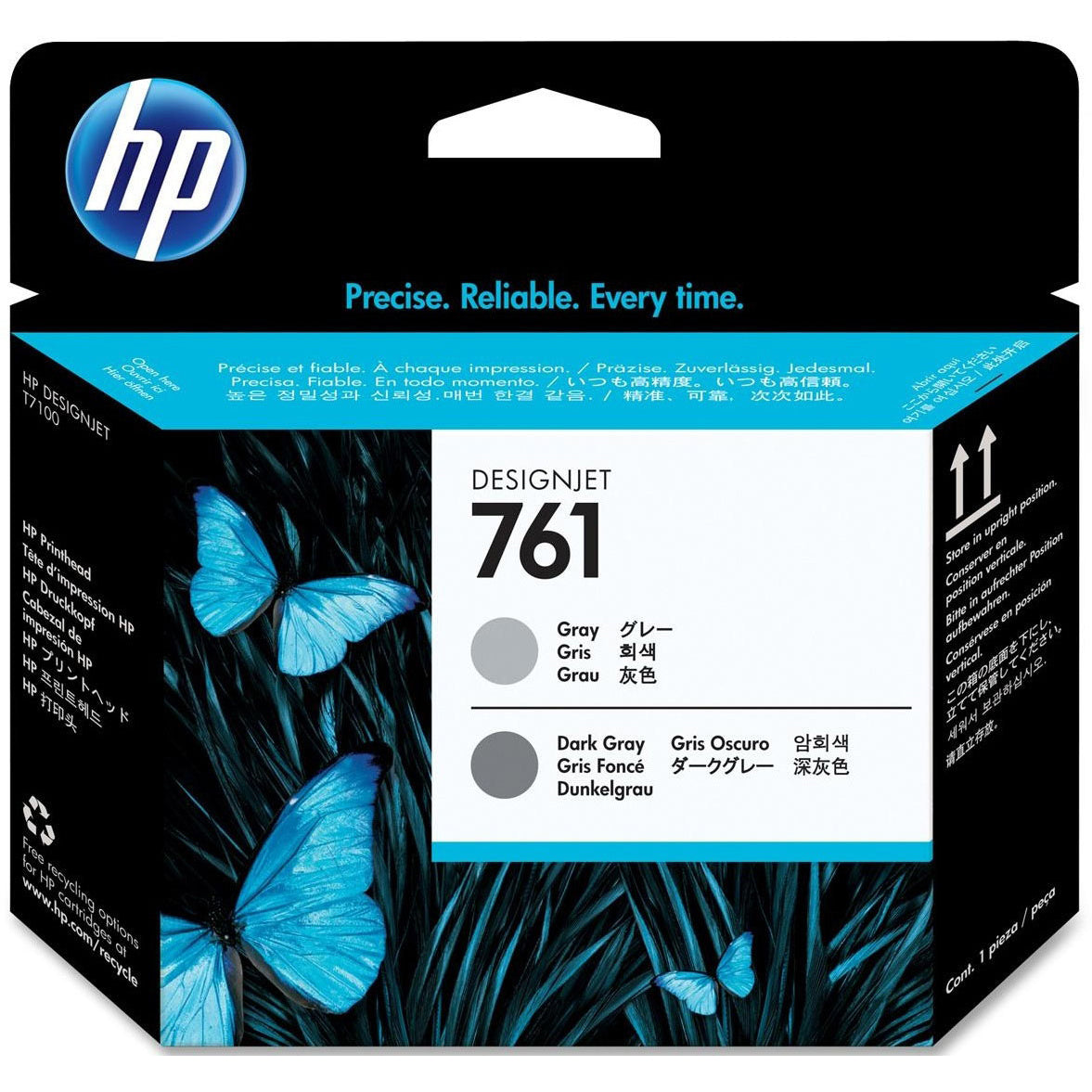 HP Printhead Gray / Dark Gray 761
