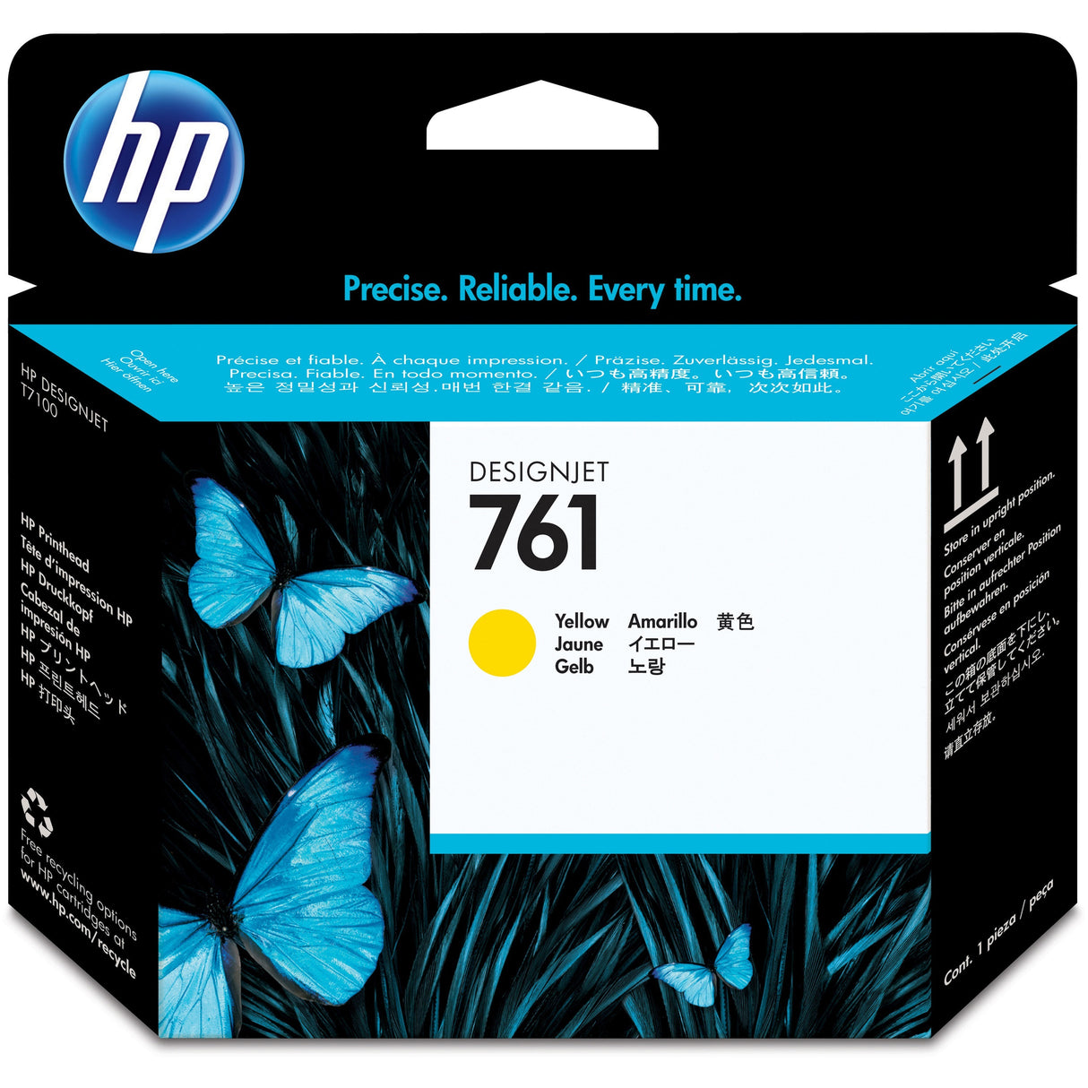 HP Printer Head Original Yellow 761