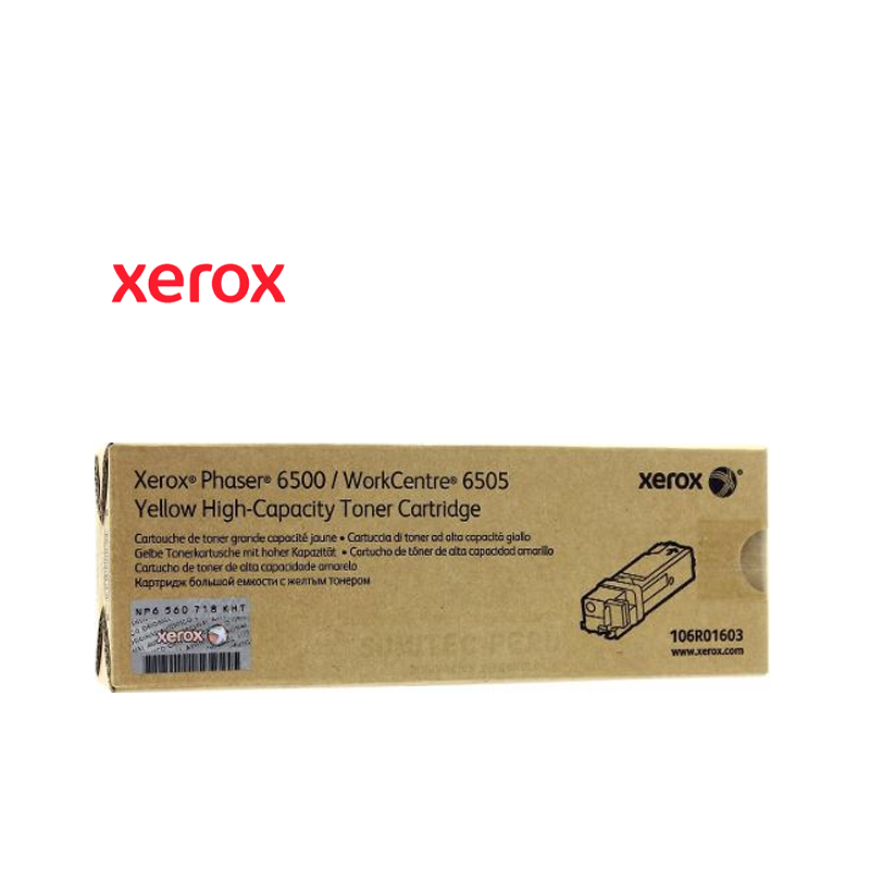 Xerox Toner Original Yellow 106R01603 HIGH-6505/6500