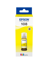 حبر إبسون الأصلي أصفر 108 C13T09C44A سعة 70 مل EcoTank L8050/L18050