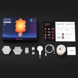 Cololight Pro Hexagon Light Kit - Flame｜10 Pcs (Desk&Wall Light) LifeSmart