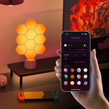 Cololight Pro Hexagon Light Kit - Flame｜10 Pcs (Desk&Wall Light) LifeSmart