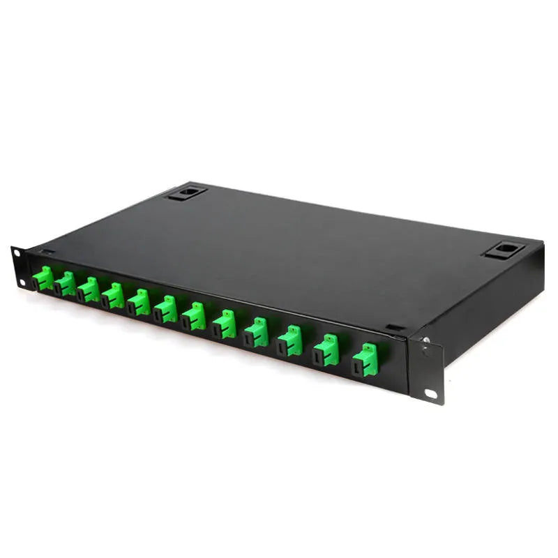 Opticable patch panel fiber 12 port with adapter and pigtel
