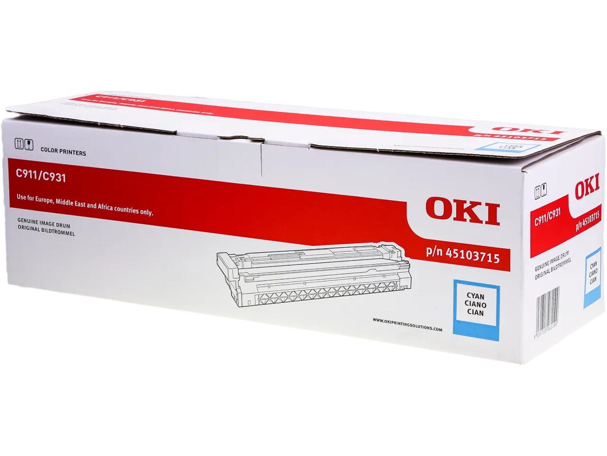 OKI DRUM CART-CYAN-C911/931 45103715
