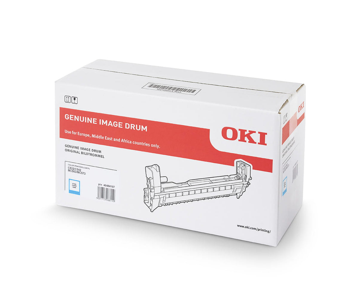 وحدة طبلة Oki الأصلية C542 / C573 باللون السماوي 46484107 30k