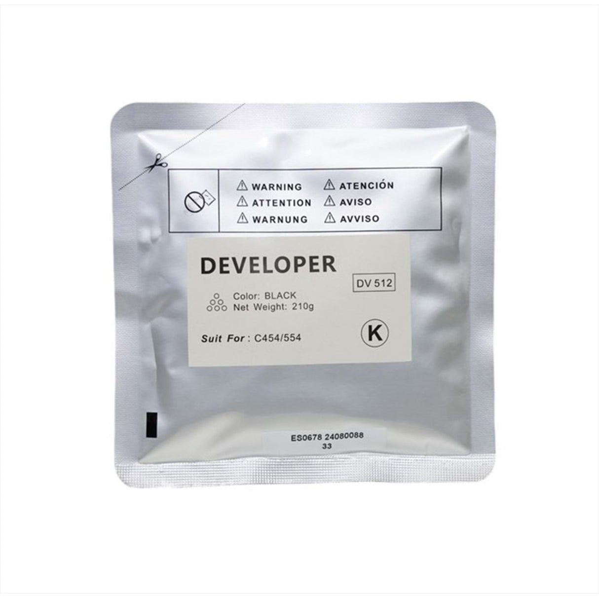 طابعة كونيكا مينولتا DEVELOPER CET8125 باللون الأسود DV-512 C224/284/364