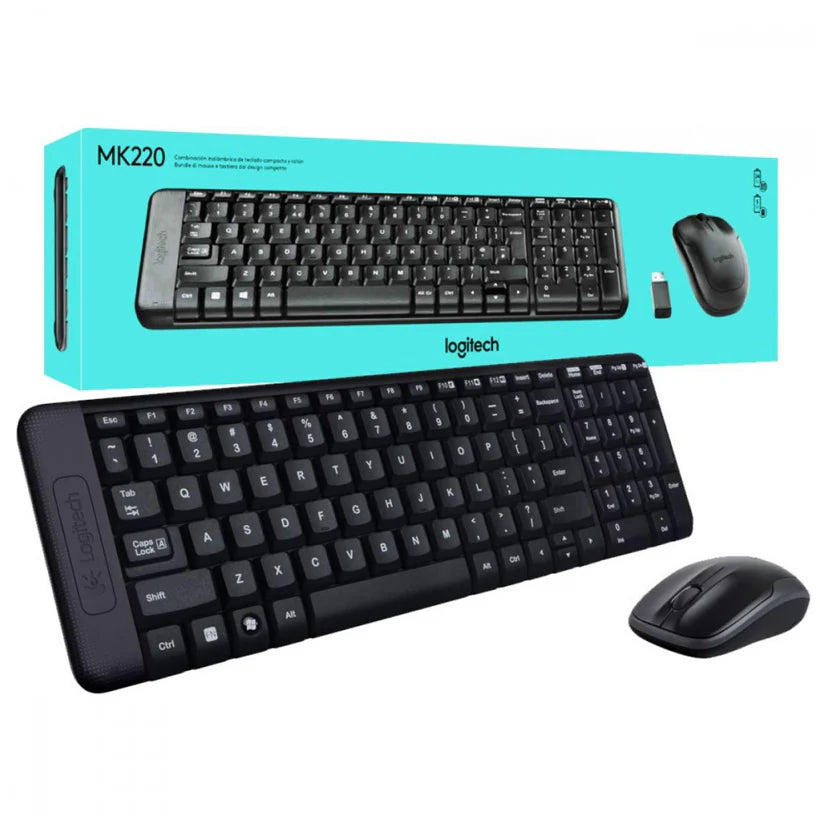 Logitech MK220 Wireless Keyboard and Mouse Combo
