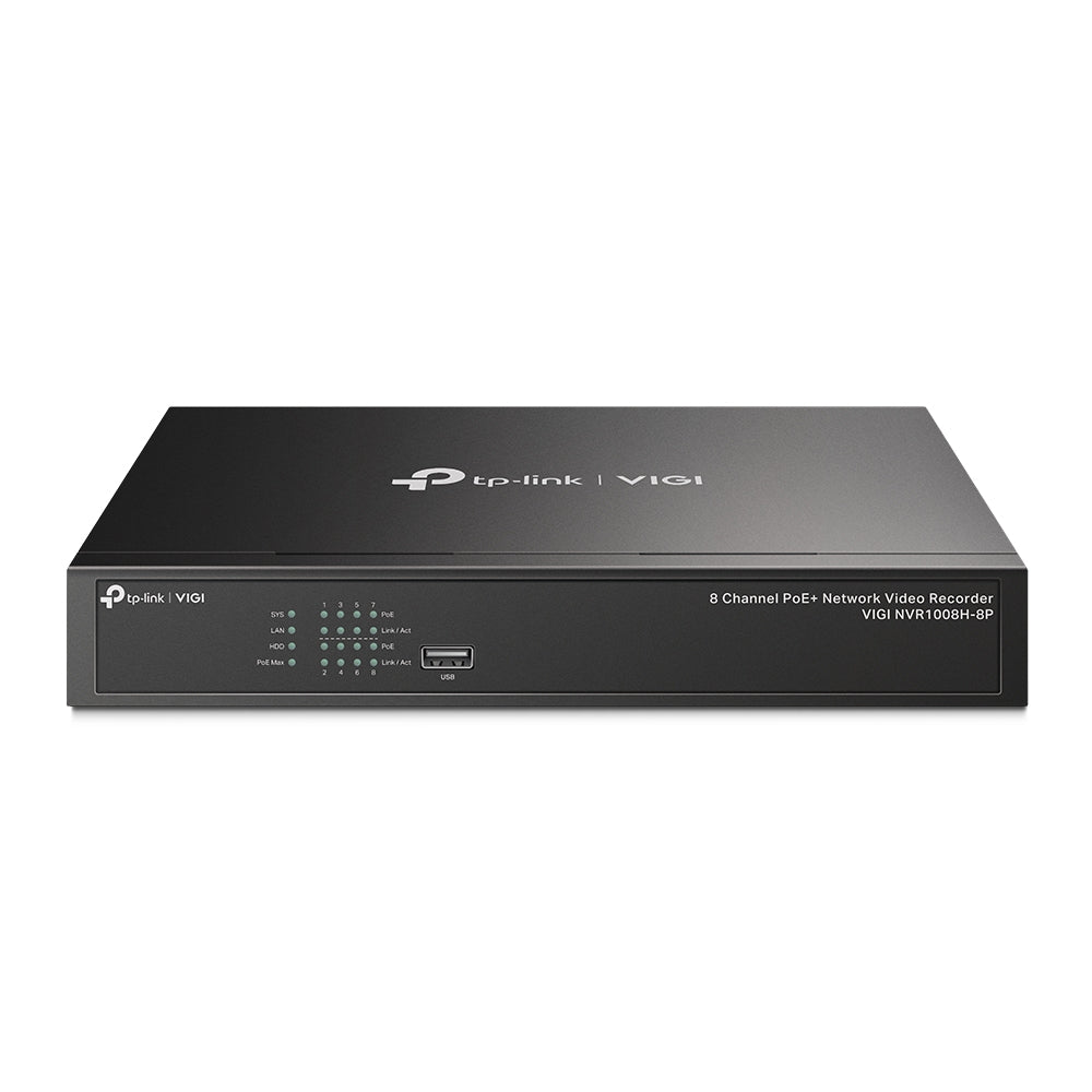 جهاز تسجيل فيديو شبكي TP-Link VIGI NVR1008H ثماني القنوات