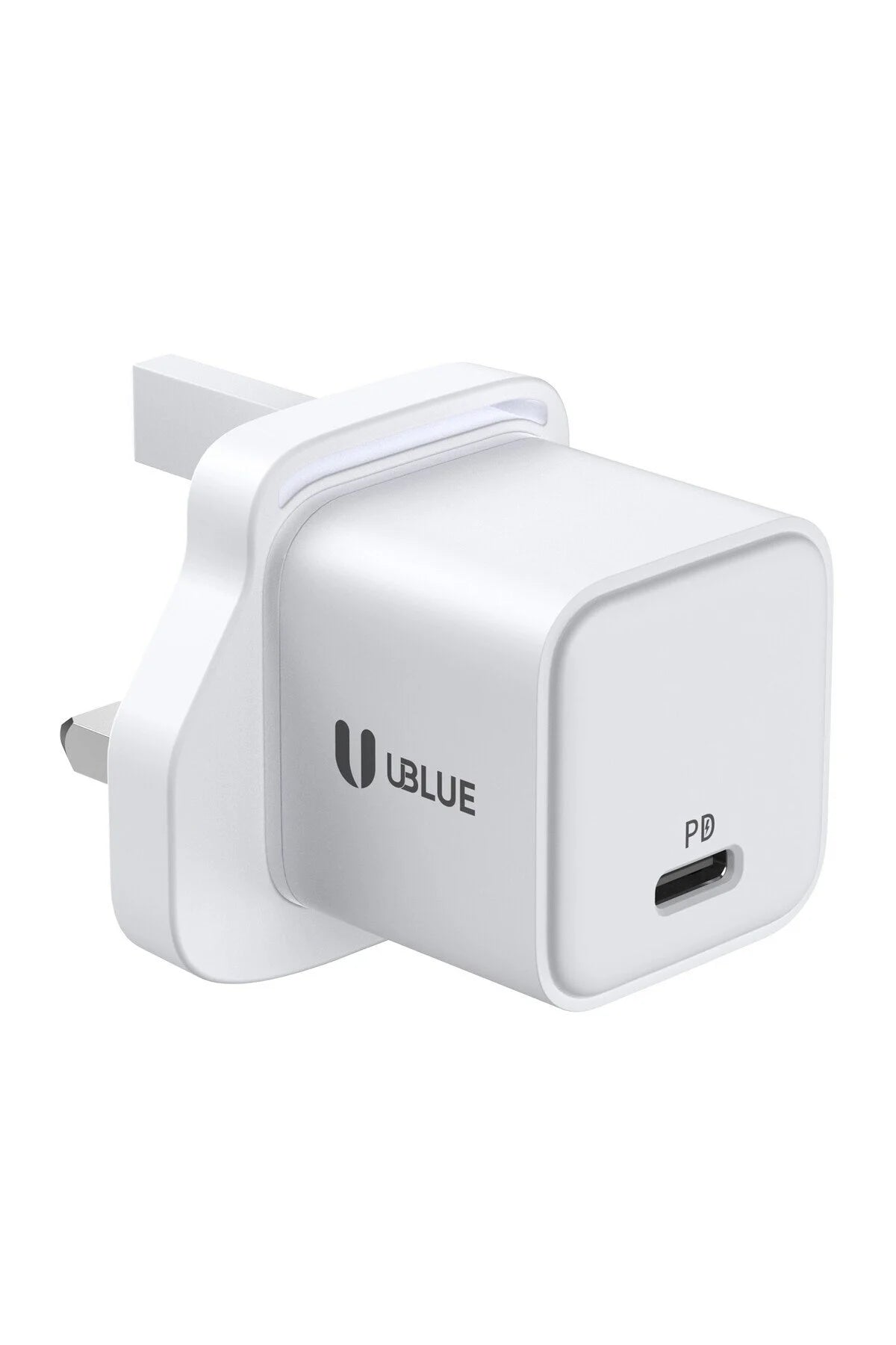 UBlue 30W USB-C Wall Charger, PD & PPS, 1- Port Type-C, Compact, AC 100–240V, UK Plug(CH007)