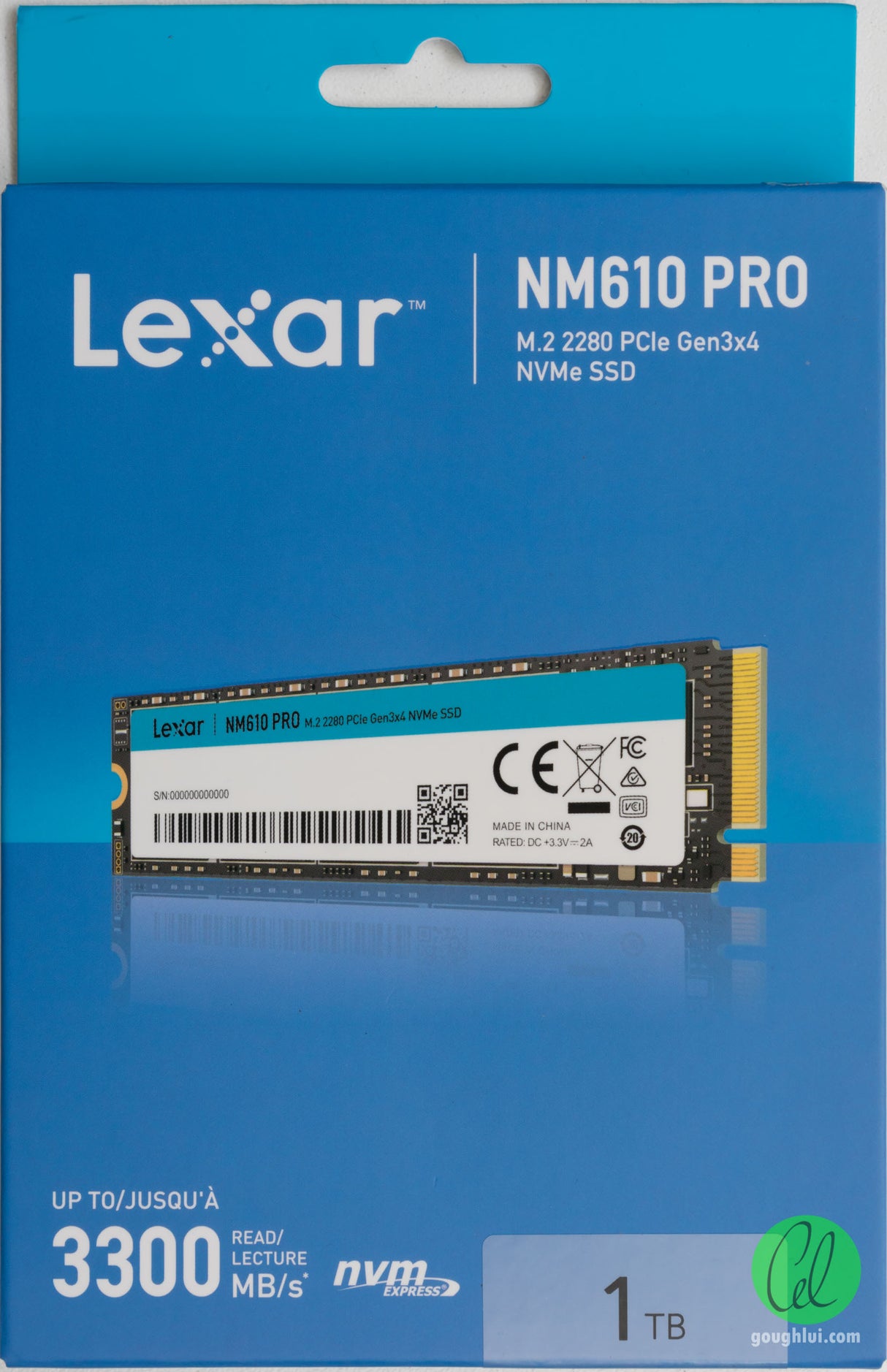 Lexar NM610 Pro 1TB M.2 2280 NVMe PCIe Gen3 x4 SSD