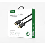 UGREEN DP Male to Male Cable 3m - Black [10212]