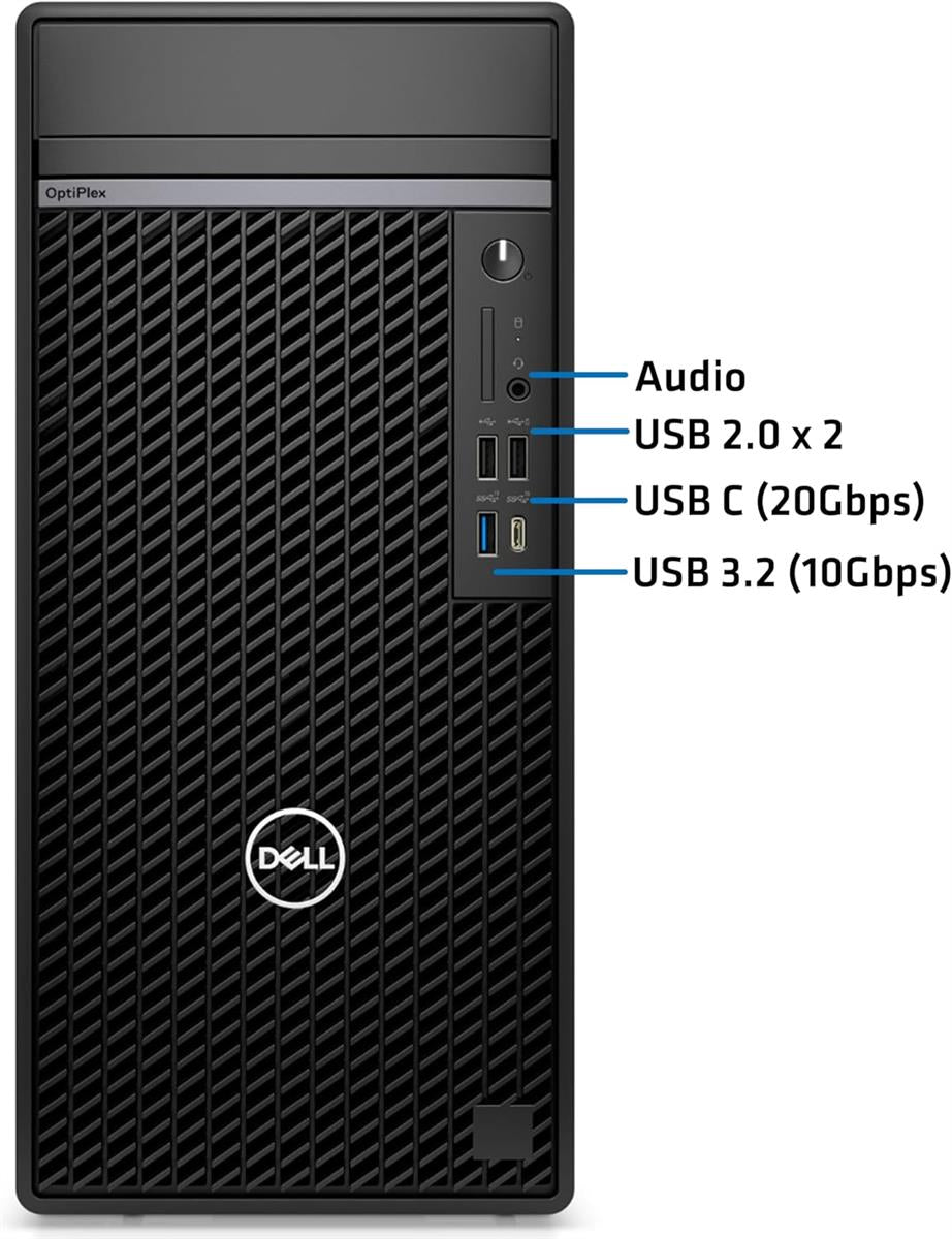 Dell OptiPlex 7020 Tower Plus – i7-14700 (Up to 5.3 GHz) | 8GB DDR5 | 512GB NVMe SSD | Ubuntu | DVD±RW | M&K