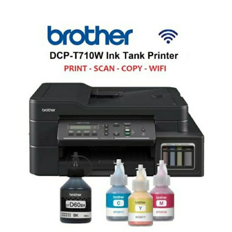 طابعة Brother T710W جديدة باللون الأسود