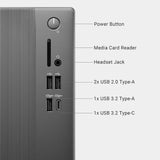 Dell Tower ECT1250 | Intel Core i7-14700 | 16GB DDR5 | 512GB NVMe SSD | Wi-Fi 6 | Bluetooth | Ubuntu | Keyboard & Mouse