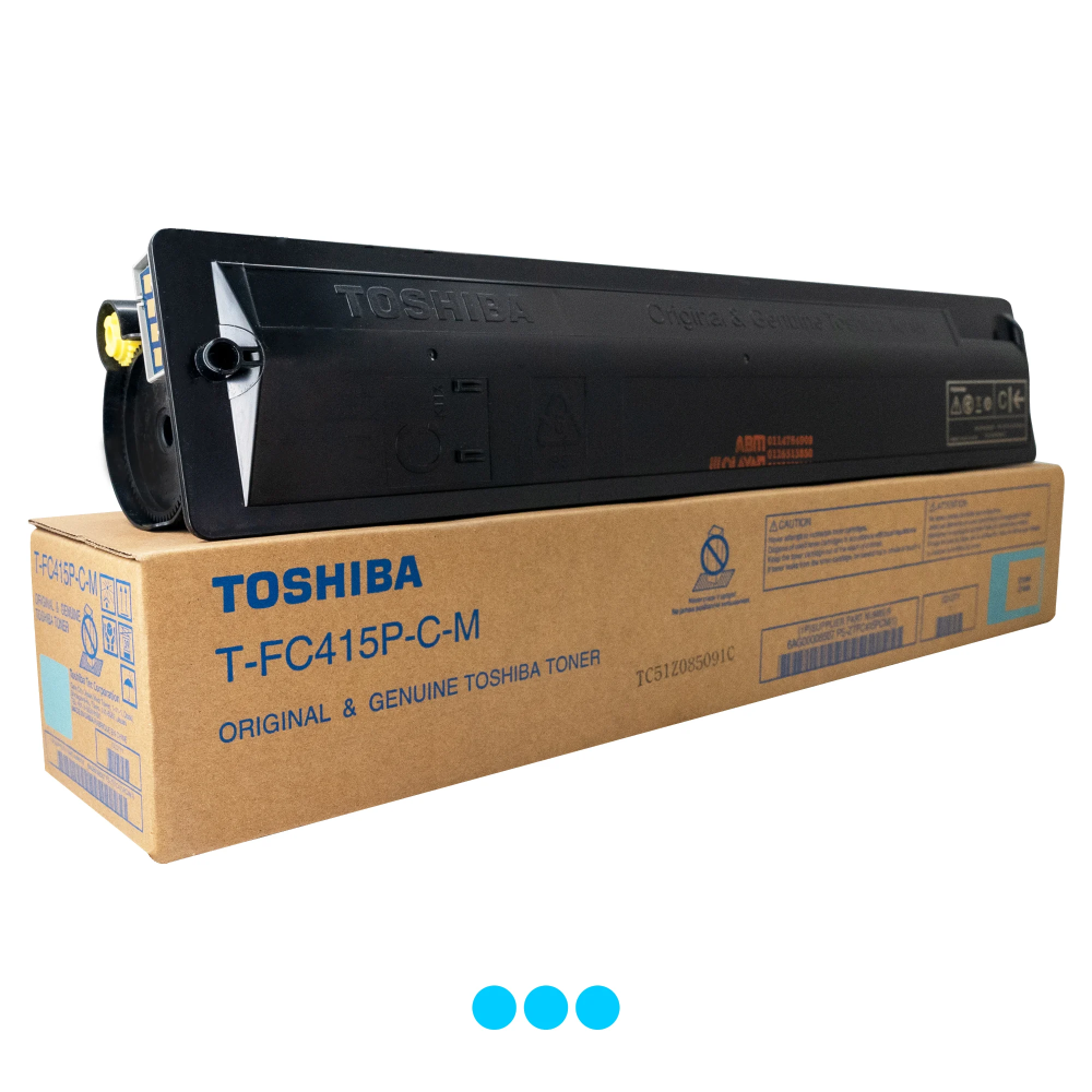 Toshiba Toner Original Cyan T-FC415P-C HIGH CAP 2515/2010AC/2510AC/3015/3515/4515/5015