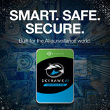 Seagate Skyhawk AI 16TB SATA 6Gb/s 3.5" Internal Hard Drive, 512MB Cache, 7200RPM Speed, 285/272Mb/s Max Transfer Rate, For DVR NVR Security Camera System | ST16000VE004