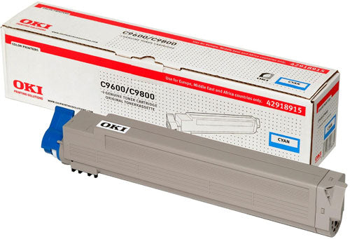 Oki Toner Original Cyan 42918963 C9600/9800/9850