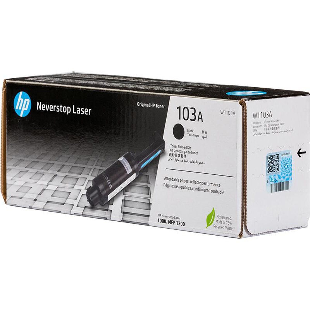 HP Toner Original Black 103A/W1103 NEVERSTOP 1000/1200
