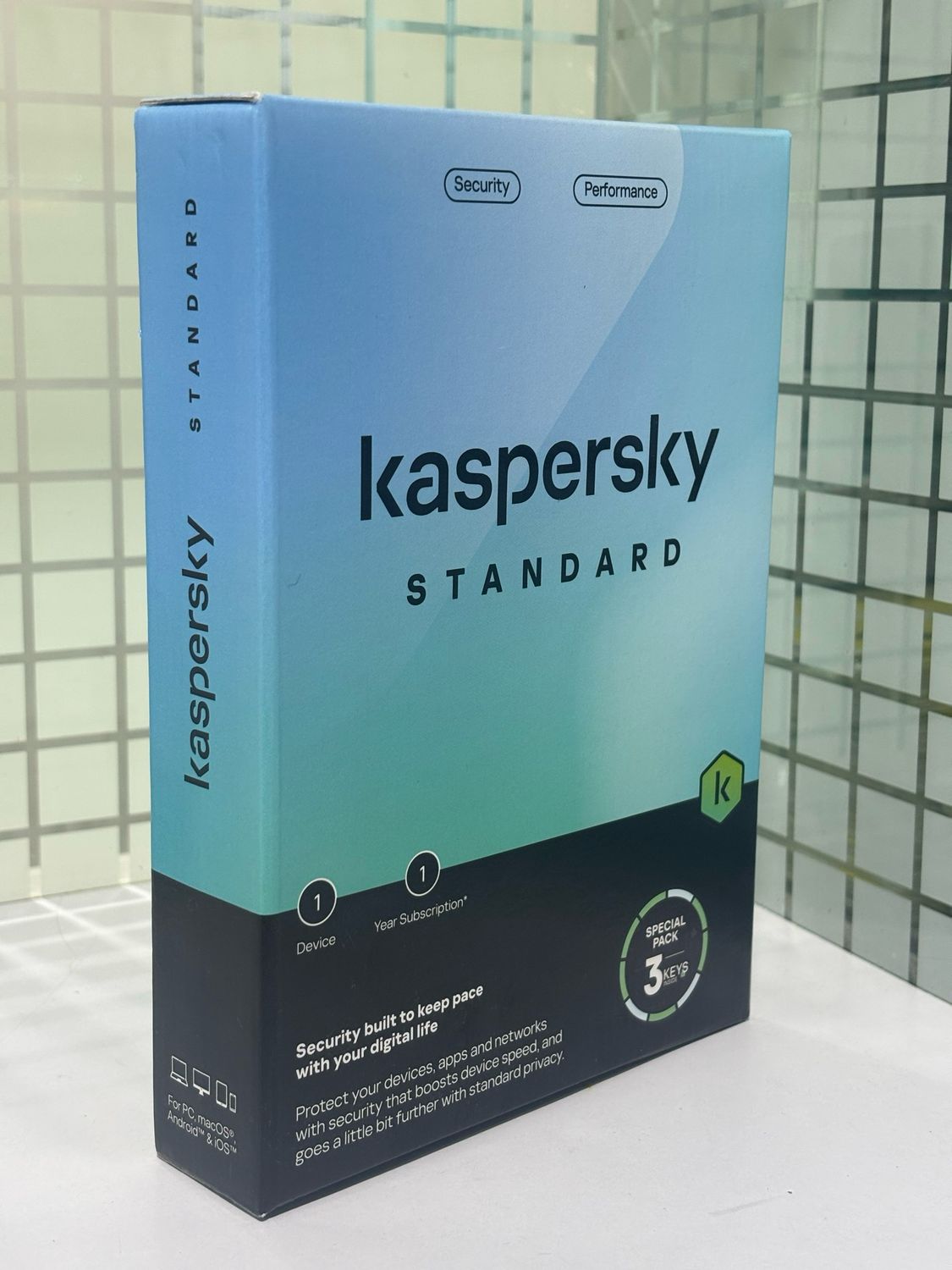Kaspersky Standard | 1 Device | 1 Year License | Box Pack | Essential Security & Privacy Protection