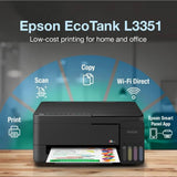 Epson Printer EcoTank Home L3351,Print, copy, scan with Wi-Fi