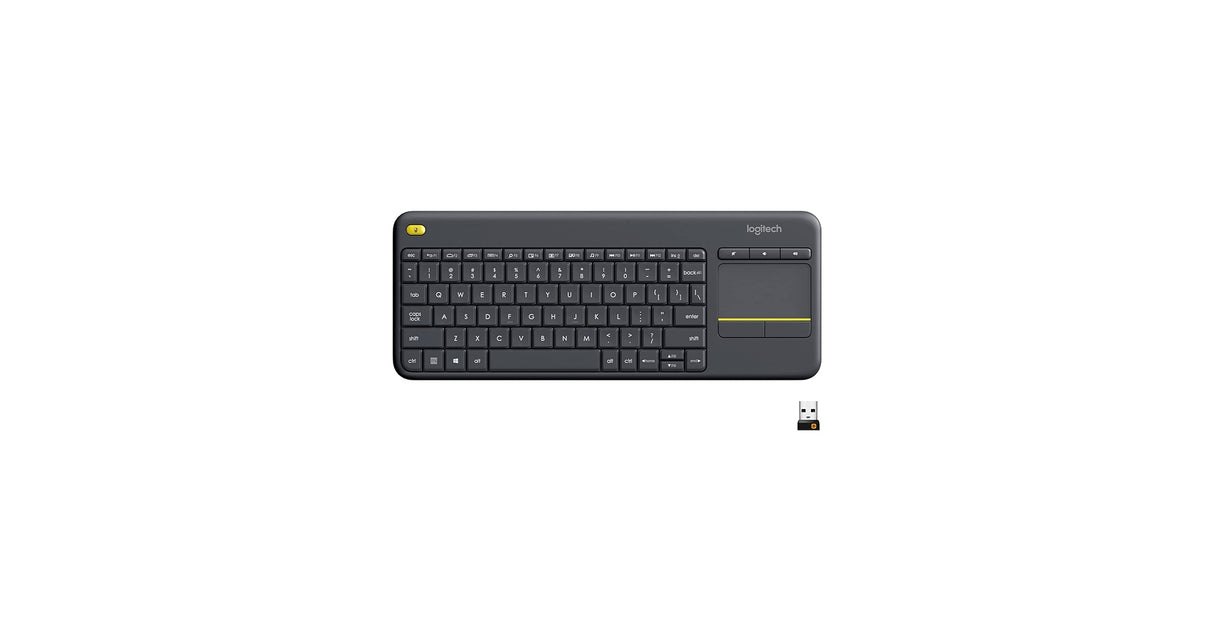 Logitech K400 Wireless Touch Keyboard – Built-in Touchpad & Compact Design