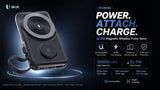 UBlue Magnetic Power Bank 10000mAh,Wireless Portable Charger with USB-C(PBWL002-BLK)