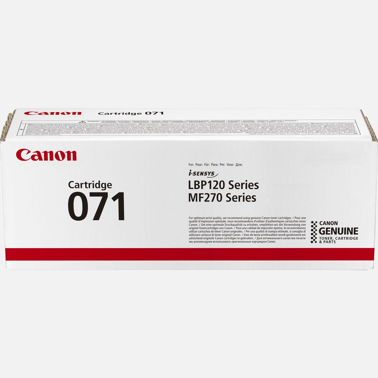 Canon Toner Original Black TYPE-071 ImageClass LBP120 Series / MF270 series