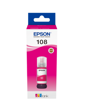 Epson Original Ink Magenta 108 C13T09C34A 70ml EcoTank L8050/L18050 - S-Tech