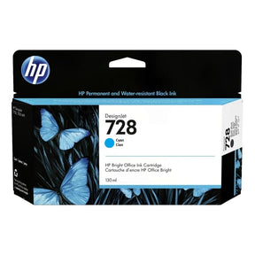 HP Ink Original Cyan 728/F9J67A PLOTTER/T730/T830 130ML - S-Tech