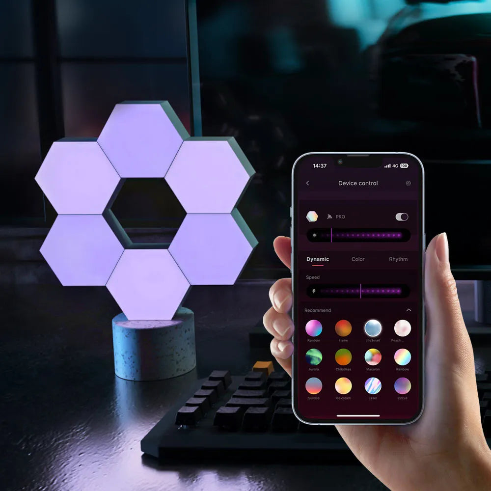Cololight Pro Hexagon Light - 6 Pcs LifeSmart