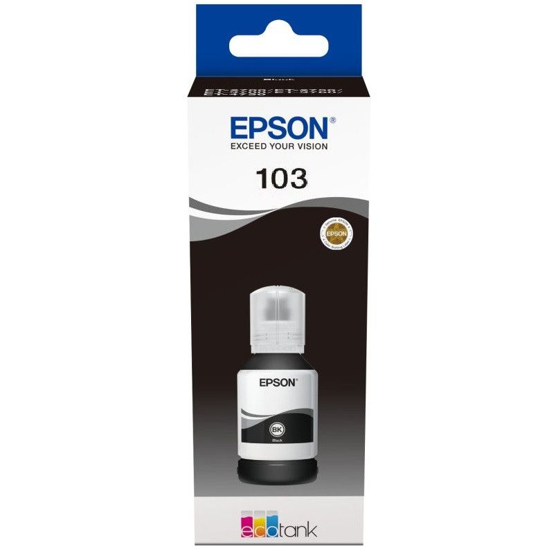 Epson Ink Original Black 103 65ML C13T00S14A L1110/L3100/L3110