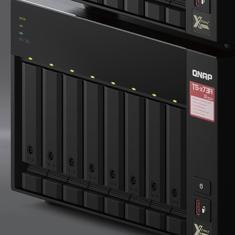 QNAP TS-873A-8G Network Attached Storage NAS 8-Bay 8GB RAM 2 x 2.5GbE 2 x PCIe Gen3