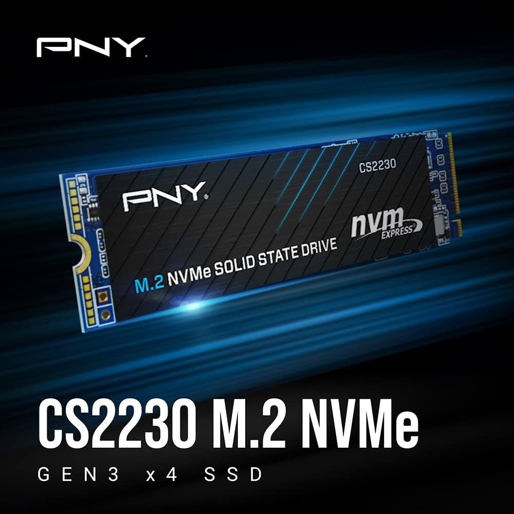 PNY Internal M.2 SSD 1TB NV3 |  2280 PCIe 4.0 NVMe | Model: M280CS2230-1TB-RB |