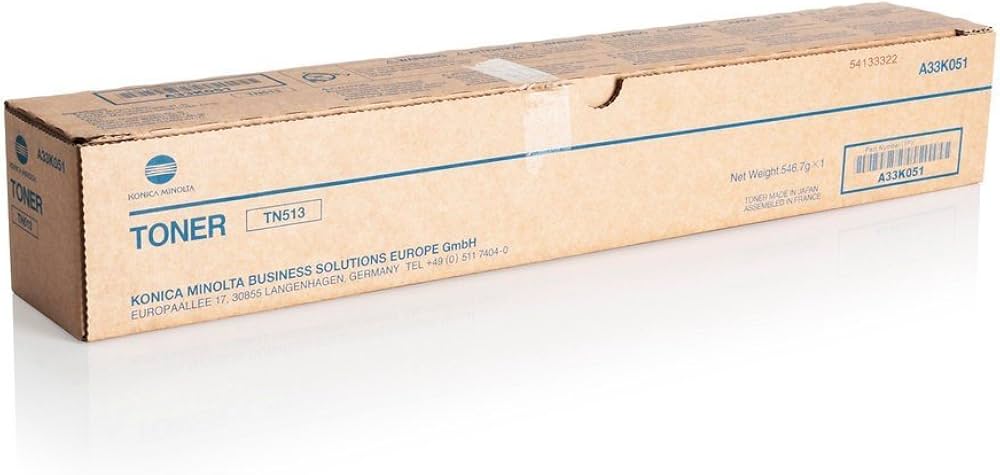 Konica Minolta Toner Original Black TN-513 454/554