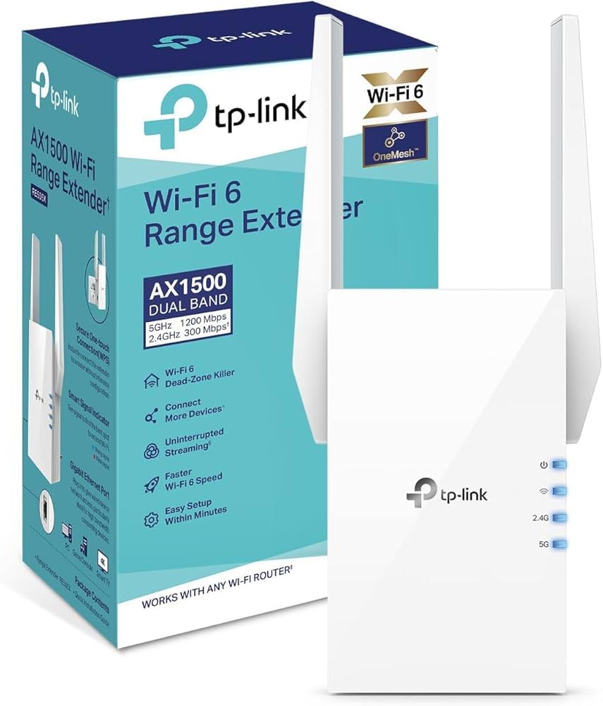 TP-Link RE505X AX1500 Wi-Fi 6 Range Extender