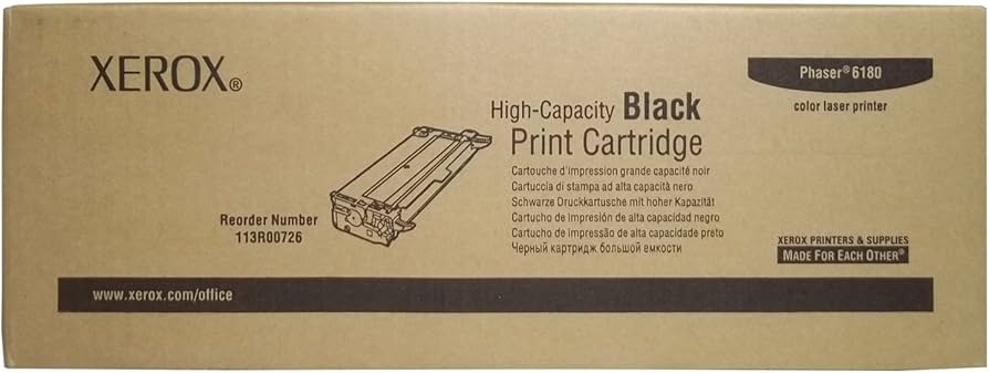 Xerox Toner Original Black HIGH-6180 113R00726 - S-Tech
