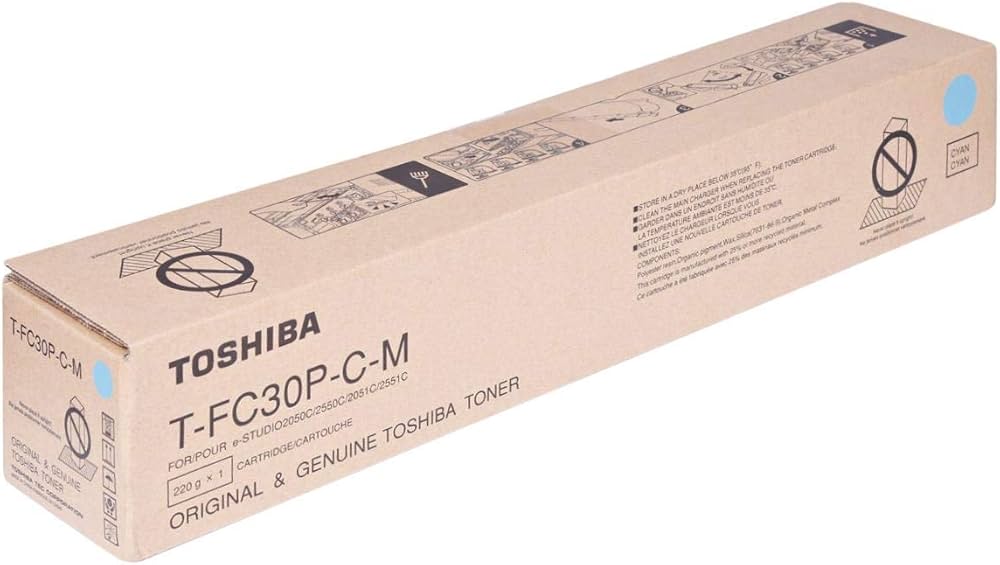 Toshiba Toner Original Cyan T-FC30P-S 2050C/2051C/2550C/2551C