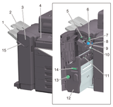 Finisher Develop Konica Minolta FS-539 C450i C550i C650i