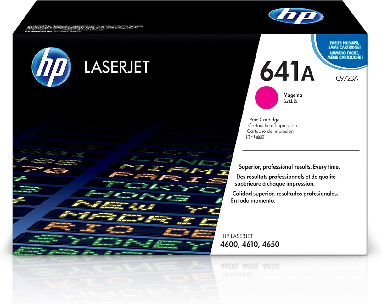 حبر HP الأصلي باللون الأرجواني 641A/C9722A-4600/4610/4650