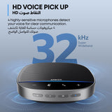 Anker PowerConf S500 Speakerphone with Zoom Rooms and Google Meet Certifications,USB-C Conference Speaker,Bluetooth