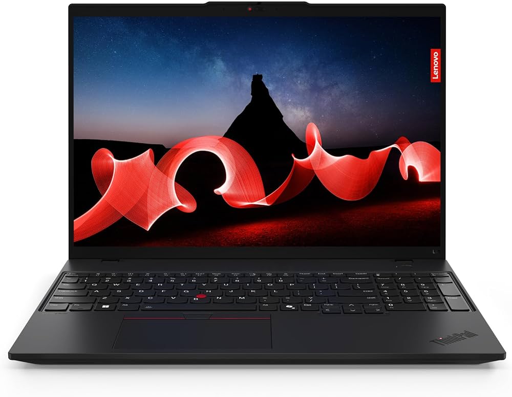 Lenovo L16 | Intel Core Ultra 7-155U | 16" WUXGA | 16GB DDR5 | 512GB SSD | Wi-Fi 6E + Bluetooth | Windows 11 Pro | Backlit Arabic Keyboard | Fingerprint Reader | 1-Year Warranty