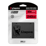 Kingston Internal SATA3 2.5" SSD 240GB A400  (7mm height) Solid State Drive | SA400S37/240G